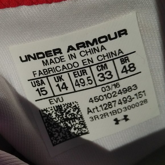 Under Armour Elite Mid Football Cleats – Size 15 – New - Picture 8 of 9